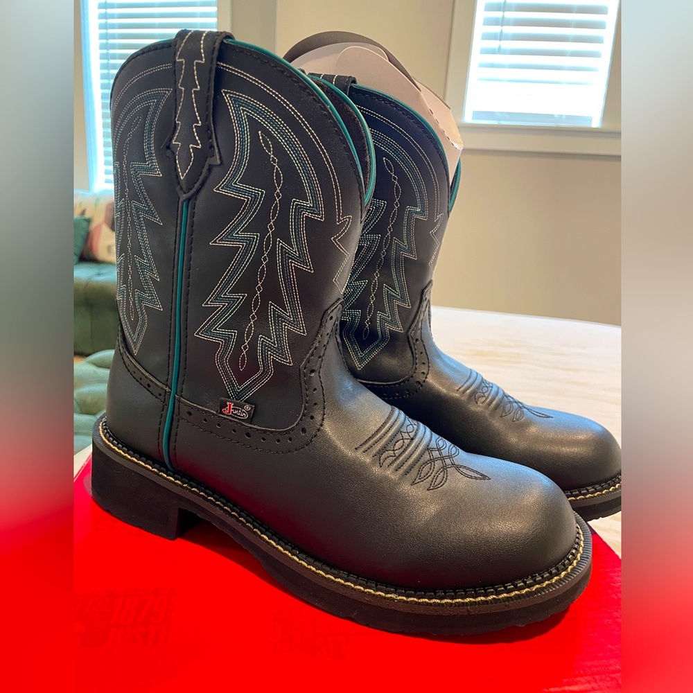 Justin Gypsy Ladies Lyla Onyx Black Boot